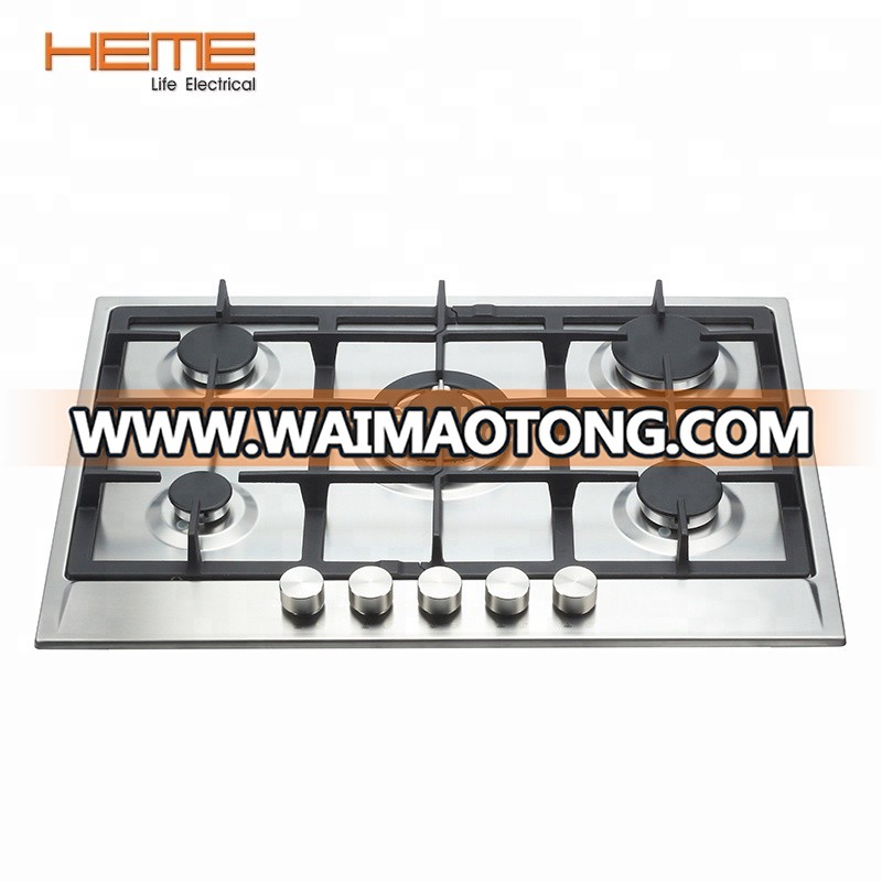 CE certificate 5 burners built-in gas stove  (PG7051S-A2CI)